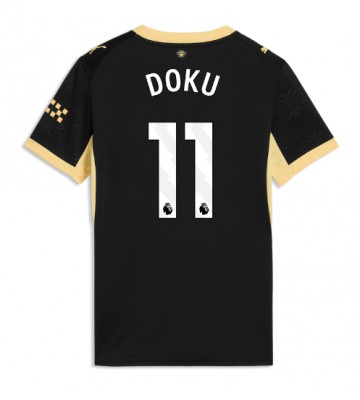 Manchester City Jeremy Doku #11 Replika Bortatröja Damer 2026-27 Kortärmad